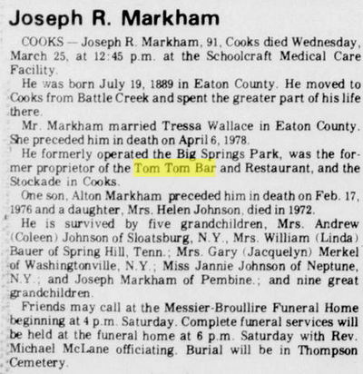 Lindas Bread Box (Tom-Tom Bar) - Mar 1981 Former Owner Passes Away (newer photo)